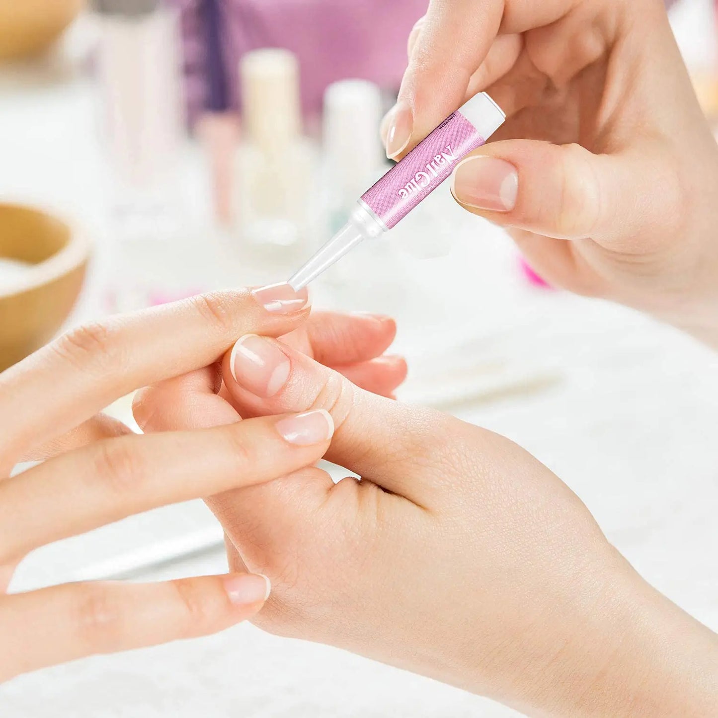 Pegamento para uñas acrílicas