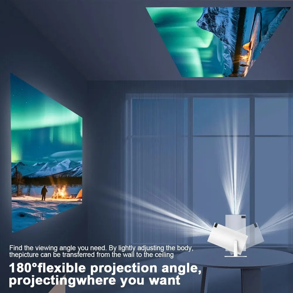 Proyector de cine en casa para exteriores