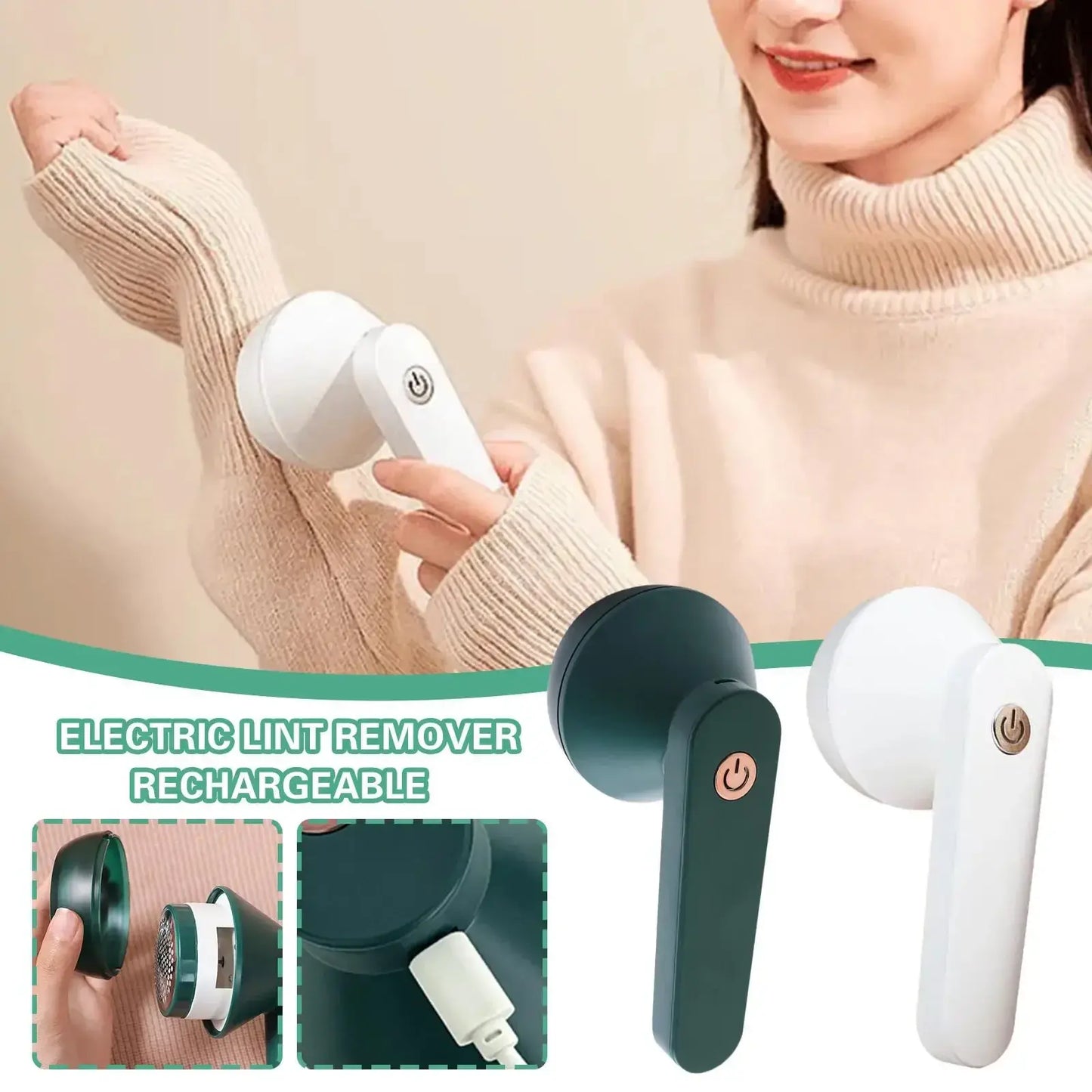 Removedor Eléctrico de Pelusa para Ropa