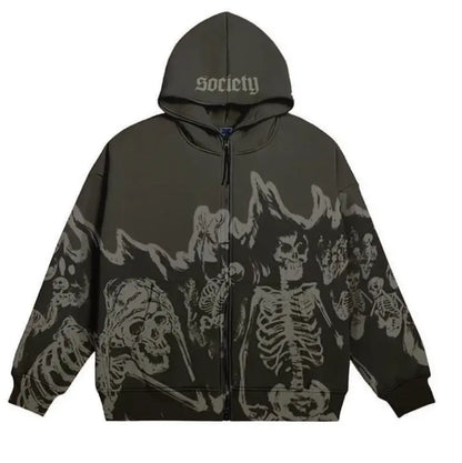 Sudadera Society de esqueletos