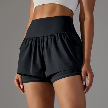 Pantalones cortos deportivos para correr y gimnasio para mujer