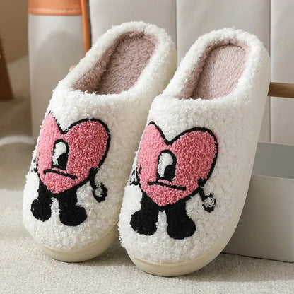 CozyFluff: Pantuflas de Franela Antideslizantes para Invierno