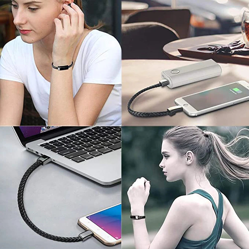 Cable USB en forma de brazalete