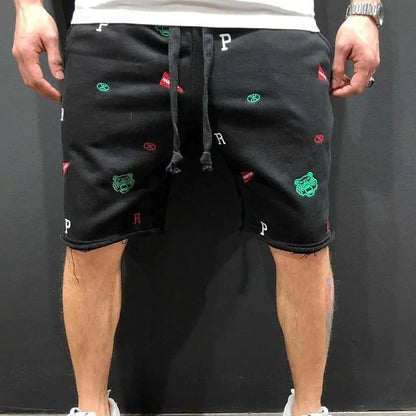 Shorts deportivos de malla para hombre