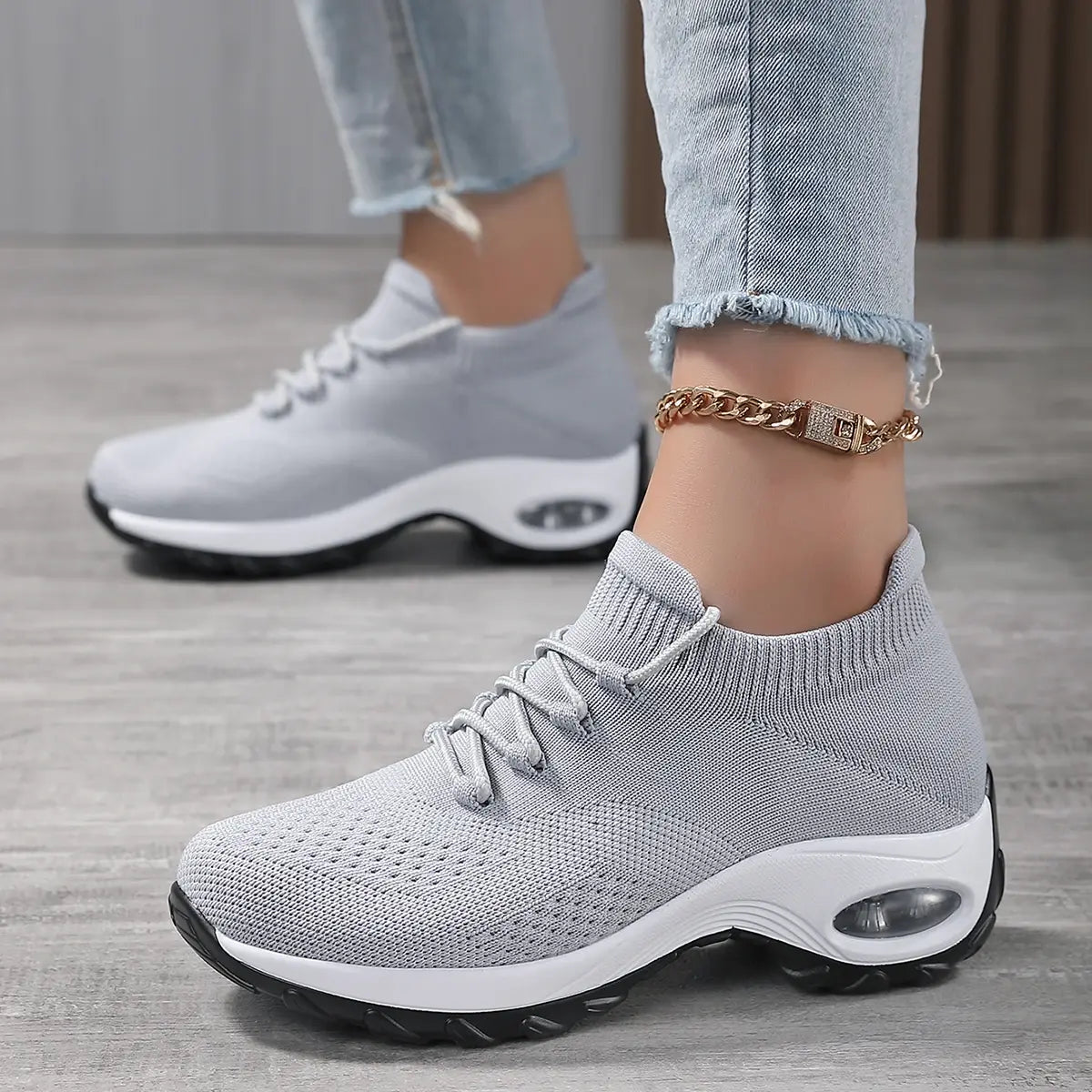 Zapatos con cordones para mujer