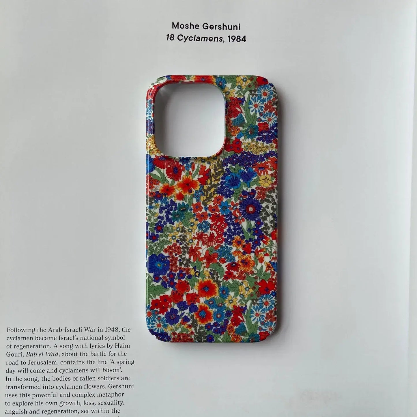 Funda para iPhone de flores