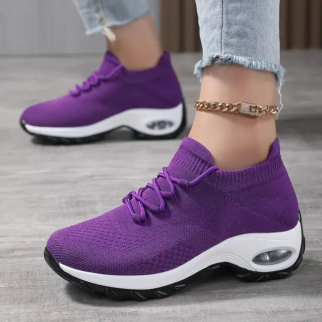 Zapatos con cordones para mujer