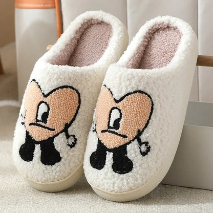 CozyFluff: Pantuflas de Franela Antideslizantes para Invierno