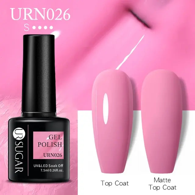 Esmalte de uñas en gel con purpurina