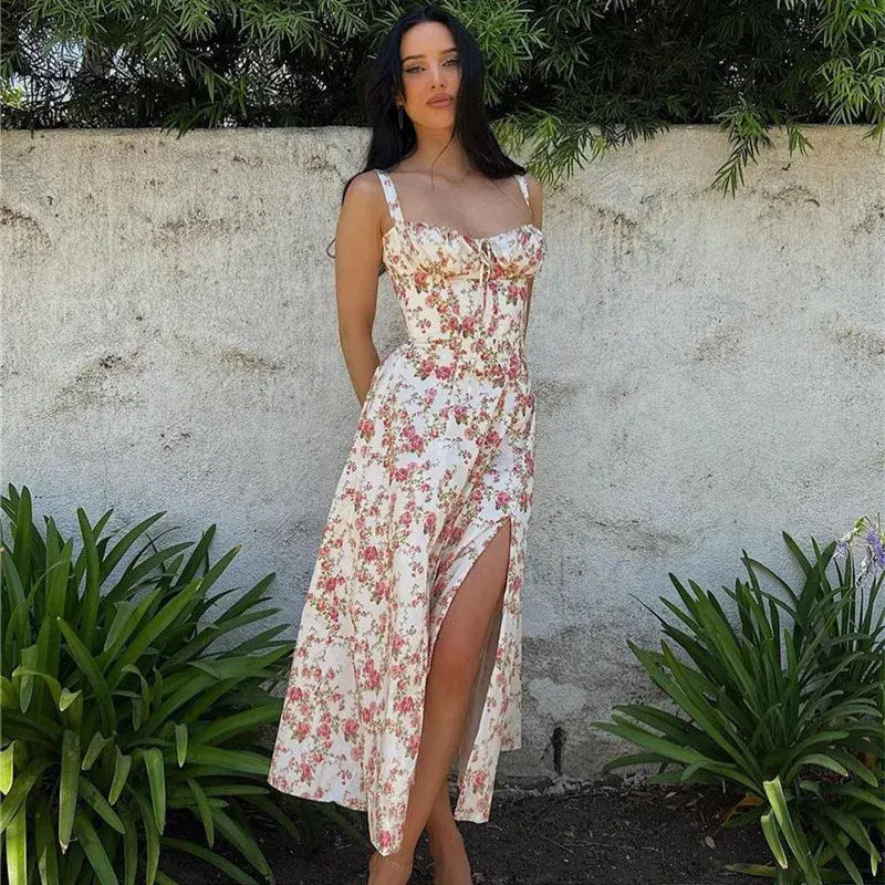 Vestido para mujer veraniego de flores