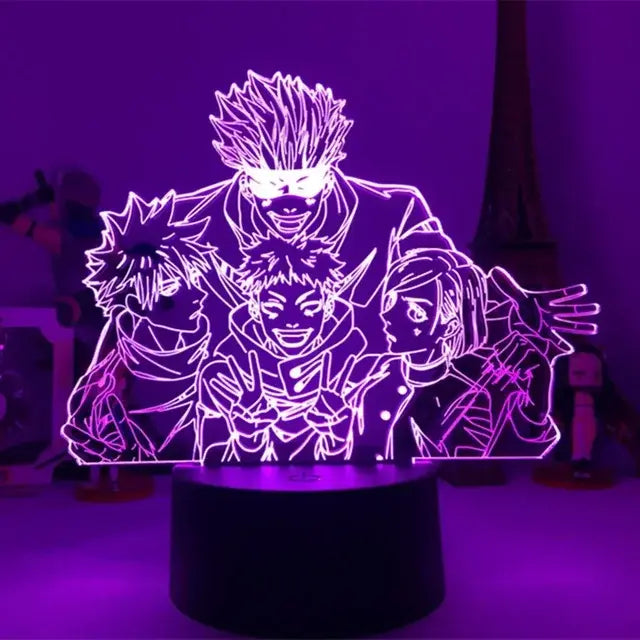 Luz nocturna LED de anime