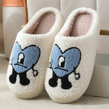 CozyFluff: Pantuflas de Franela Antideslizantes para Invierno