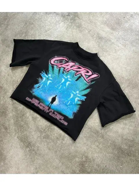 UrbanVibe: Camiseta Gráfica Oversize