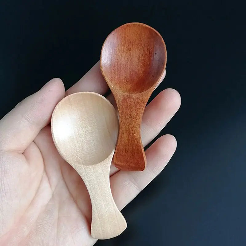 WoodMini: Juego de 4 Cucharas de Madera Mini