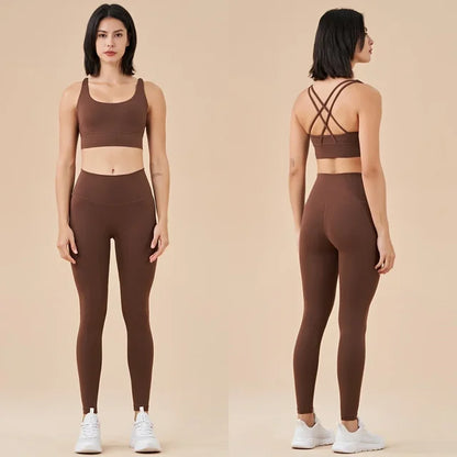 Ropa deportiva para gimnasio sin costuras