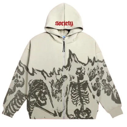 Sudadera Society de esqueletos