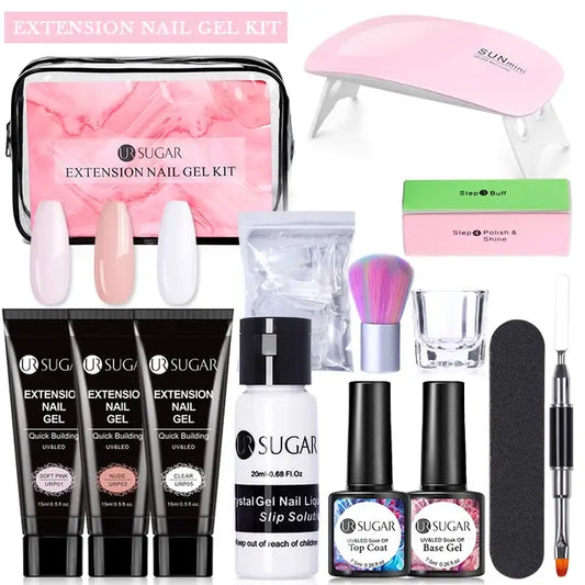 Kit todo incluido para poder hacer uñas de gel