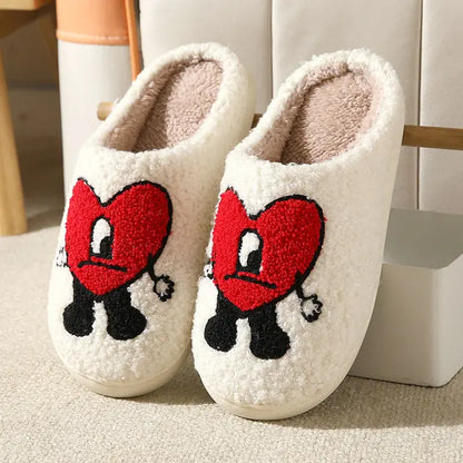 CozyFluff: Pantuflas de Franela Antideslizantes para Invierno