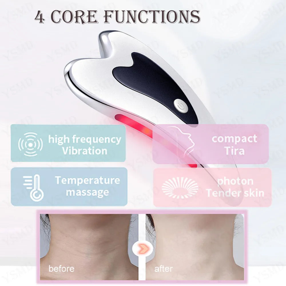 Masajeador facial eléctrico para raspar la piel