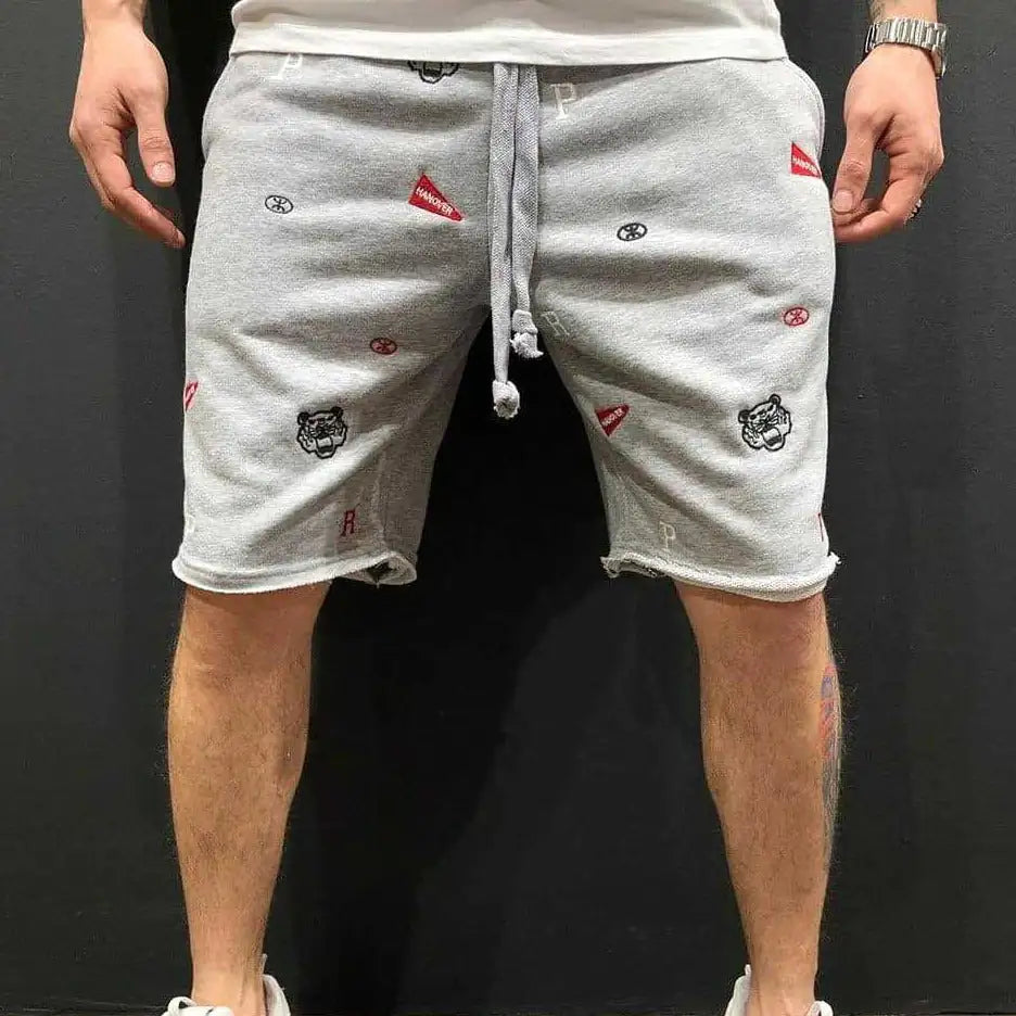 Shorts deportivos de malla para hombre