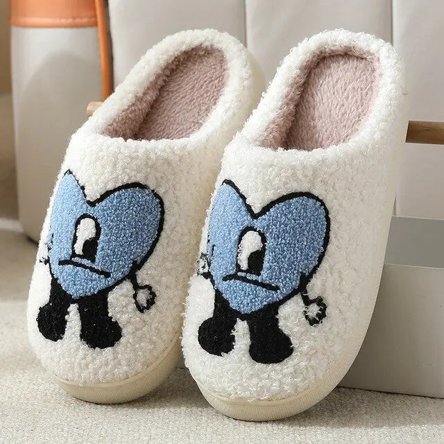 CozyFluff: Pantuflas de Franela Antideslizantes para Invierno