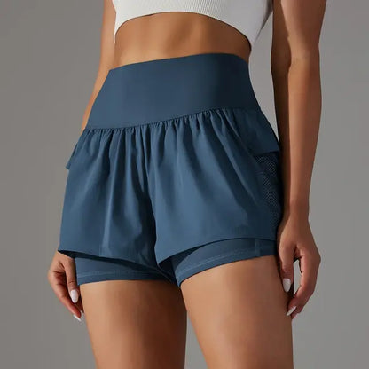 Pantalones cortos deportivos para correr y gimnasio para mujer