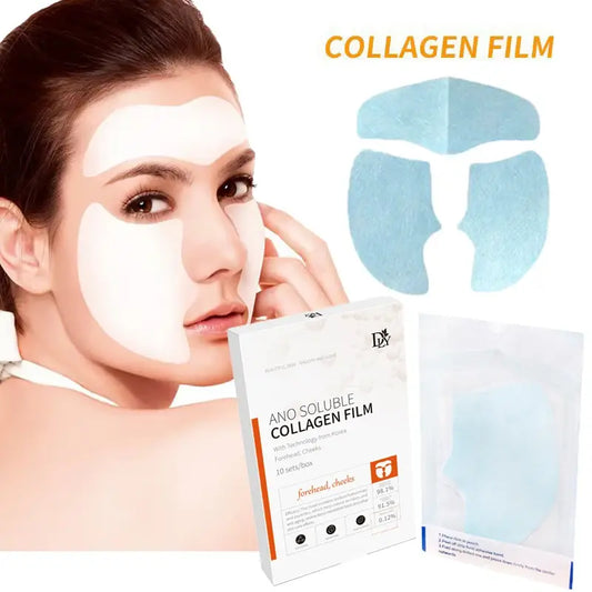 Mascarilla facial en gel con película de proteínas