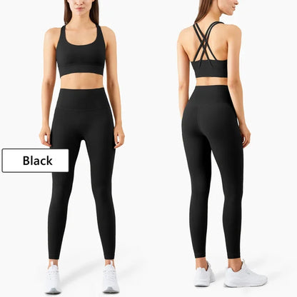 Ropa deportiva para gimnasio sin costuras