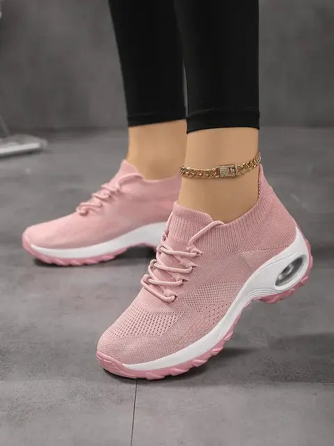 Zapatos con cordones para mujer