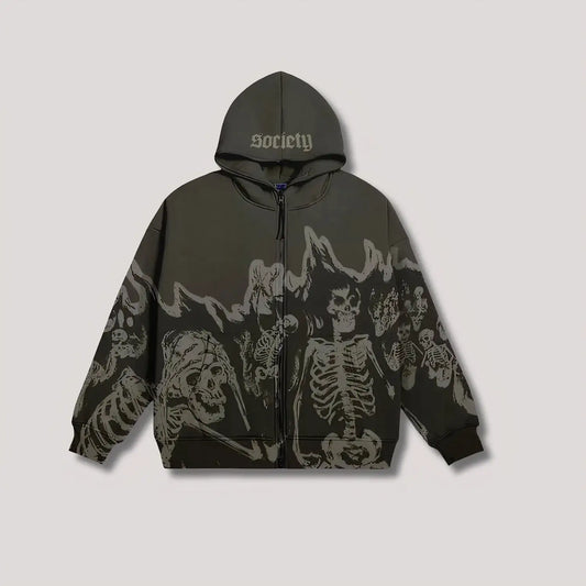 Sudadera Society de esqueletos