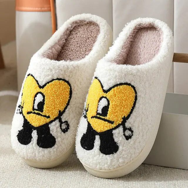 CozyFluff: Pantuflas de Franela Antideslizantes para Invierno