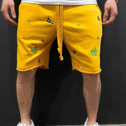 Shorts deportivos de malla para hombre