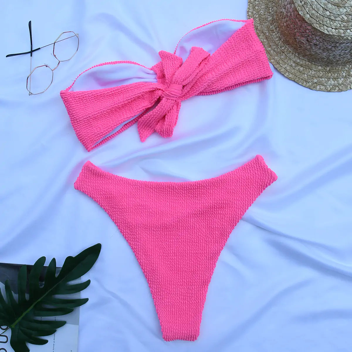 Conjunto de bikini con lazo