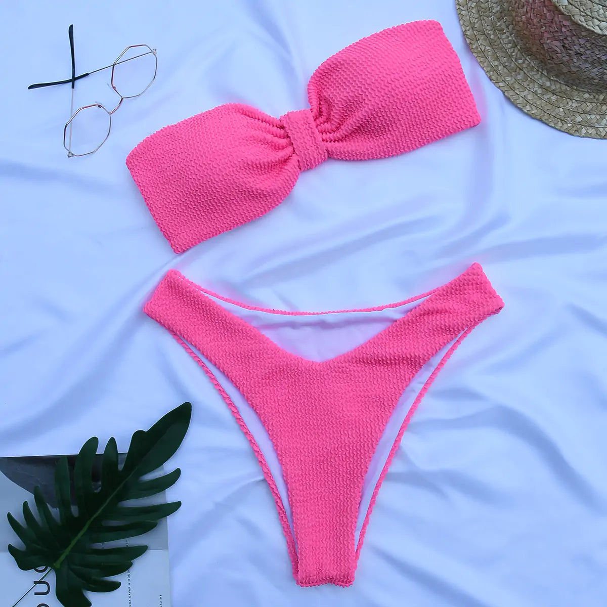 Conjunto de bikini con lazo