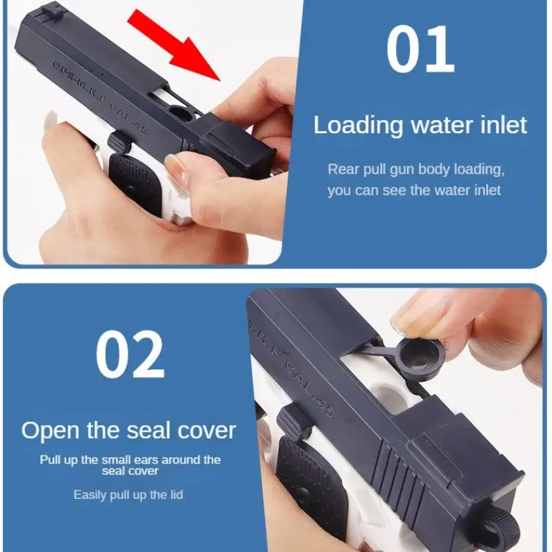 Mini Water Gun for Summer Water Battles: Fun Beach Or Pool Toy