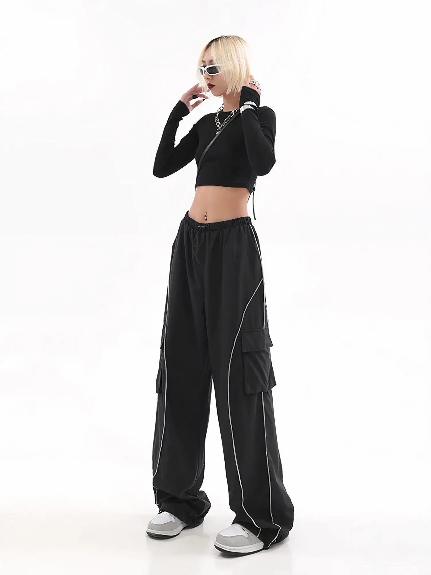 Pantalones estilo cargo oversized